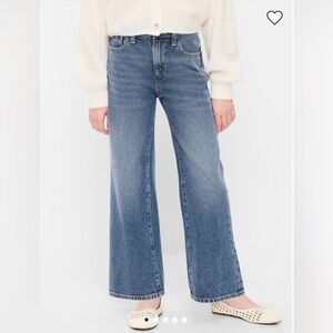 Wow High Waisted Baggy Wide Leg Jeans for Girls NWT SIZE 10
